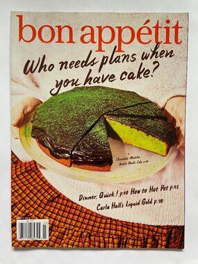 Bon Appetit Magazine March 2022 Who Needs Plans When You Have Cake? No Label